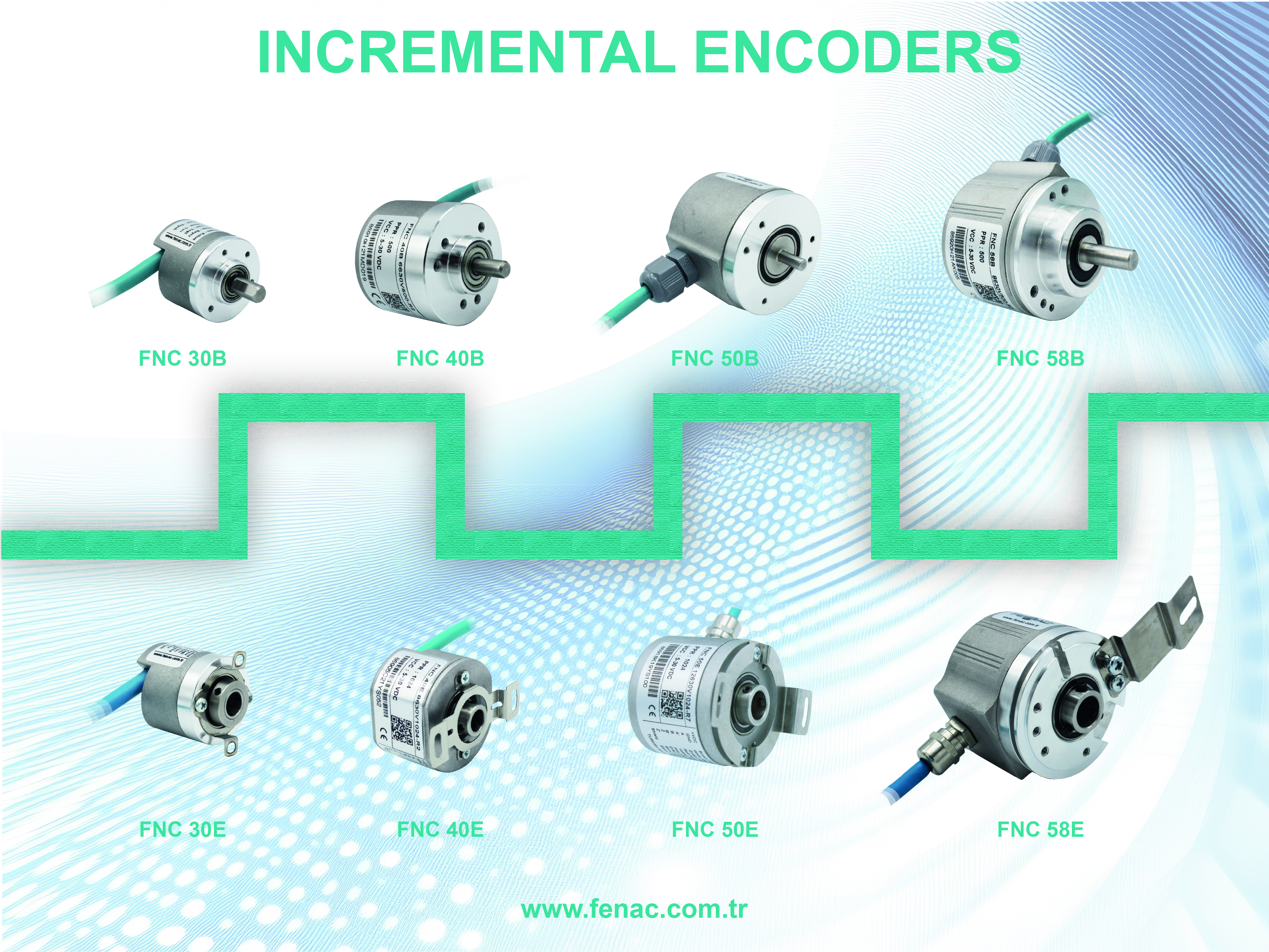 Endüstride Hassasiyetin Güvencesi: Fenac Incremental Encoder Serileri
