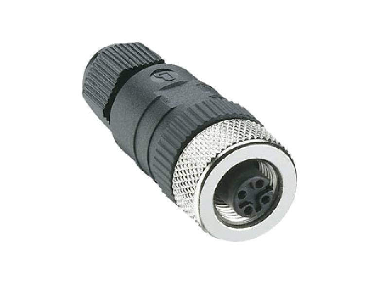 FNC M12 4 Pin Wireable Female Connector