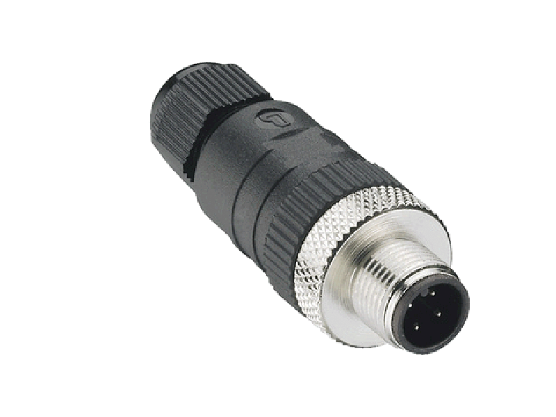 FNC M12 4 Pin Wireable Male Connector